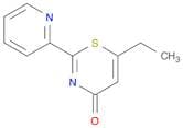 4H-1,3-Thiazin-4-one, 6-ethyl-2-(2-pyridinyl)-