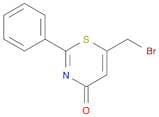 4H-1,3-Thiazin-4-one, 6-(bromomethyl)-2-phenyl-