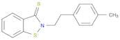 1,2-Benzisothiazole-3(2H)-thione, 2-[2-(4-methylphenyl)ethyl]-
