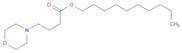 4-Morpholinebutanoic acid, decyl ester