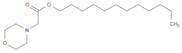 4-Morpholineacetic acid, dodecyl ester