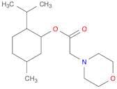 4-Morpholineacetic acid, 5-methyl-2-(1-methylethyl)cyclohexyl ester