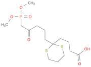 1,3-Dithiane-2-butanoic acid, 2-[5-(dimethoxyphosphinyl)-4-oxopentyl]-
