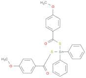 Stannane, bis[(4-methoxybenzoyl)thio]diphenyl-