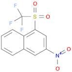 Naphthalene, 3-nitro-1-[(trifluoromethyl)sulfonyl]-