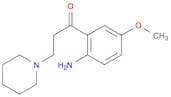 1-Propanone, 1-(2-amino-5-methoxyphenyl)-3-(1-piperidinyl)-