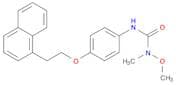 Urea, N-methoxy-N-methyl-N'-[4-[2-(1-naphthalenyl)ethoxy]phenyl]-