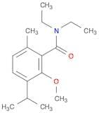 Benzamide, N,N-diethyl-2-methoxy-6-methyl-3-(1-methylethyl)-