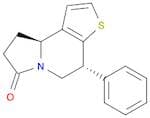 Thieno[2,3-g]indolizin-7(5H)-one, 4,8,9,9a-tetrahydro-4-phenyl-, cis-