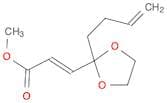 2-Propenoic acid, 3-[2-(3-butenyl)-1,3-dioxolan-2-yl]-, methyl ester, (E)-