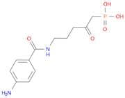 Phosphonic acid, [5-[(4-aminobenzoyl)amino]-2-oxopentyl]-