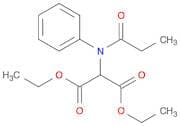 Propanedioic acid, [(1-oxopropyl)phenylamino]-, diethyl ester