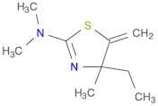 2-Thiazolamine, 4-ethyl-4,5-dihydro-N,N,4-trimethyl-5-methylene-