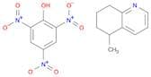 Quinoline, 5,6,7,8-tetrahydro-5-methyl-, compd. with 2,4,6-trinitrophenol(1:1)