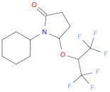 2-Pyrrolidinone, 1-cyclohexyl-5-[2,2,2-trifluoro-1-(trifluoromethyl)ethoxy]-