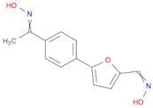 2-Furancarboxaldehyde, 5-[4-[1-(hydroxyimino)ethyl]phenyl]-, oxime