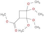 Cyclobutanecarboxylic acid, 2,2,3,3-tetramethoxy-, methyl ester