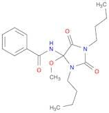 Benzamide, N-(1,3-dibutyl-4-methoxy-2,5-dioxo-4-imidazolidinyl)-