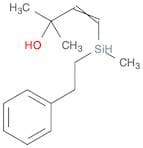 3-Buten-2-ol, 2-methyl-4-[methyl(2-phenylethyl)silyl]-