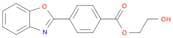 Benzoic acid, 4-(2-benzoxazolyl)-, 2-hydroxyethyl ester