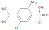 Benzenesulfonic acid,2-amino-5-chloro-4-(1-methylethyl)-