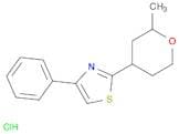Thiazole, 4-phenyl-2-(tetrahydro-2-methyl-2H-pyran-4-yl)-, hydrochloride