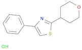 Thiazole, 4-phenyl-2-(tetrahydro-2H-pyran-4-yl)-, hydrochloride