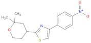 Thiazole, 4-(4-nitrophenyl)-2-(tetrahydro-2,2-dimethyl-2H-pyran-4-yl)-
