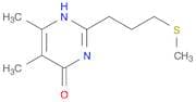 5,6-Dimethyl-2-(3-(methylthio)propyl)pyrimidin-4(1H)-one