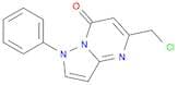 Pyrazolo[1,5-a]pyrimidin-7(1H)-one, 5-(chloromethyl)-1-phenyl-