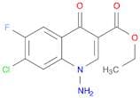 3-Quinolinecarboxylicacid, 1-amino-7-chloro-6-fluoro-1,4-dihydro-4-oxo-, ethyl ester