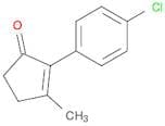 2-Cyclopenten-1-one, 2-(4-chlorophenyl)-3-methyl-