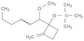 Silane, [[1-(1-methoxy-2-hexenyl)-2-methylenecyclobutyl]oxy]trimethyl-
