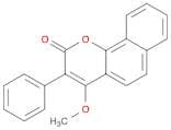 2H-Naphtho[1,2-b]pyran-2-one, 4-methoxy-3-phenyl-