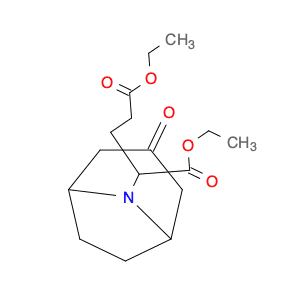 Pentanedioic acid, 2-(3-oxo-8-azabicyclo[3.2.1]oct-8-yl)-, diethyl ester