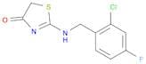 4(5H)-Thiazolone, 2-[[(2-chloro-4-fluorophenyl)methyl]amino]-