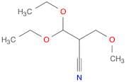 Propanenitrile, 3,3-diethoxy-2-(methoxymethyl)-