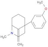 2-Azabicyclo[3.3.1]nonane, 5-(3-methoxyphenyl)-2-methyl-9-methylene-