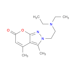 Pyrano[2,3-c]pyrazol-6(2H)-one, 2-[2-(diethylamino)ethyl]-3,4-dimethyl-