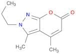 Pyrano[2,3-c]pyrazol-6(2H)-one, 3,4-dimethyl-2-propyl-