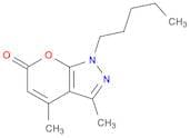 Pyrano[2,3-c]pyrazol-6(1H)-one, 3,4-dimethyl-1-pentyl-