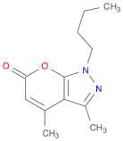 Pyrano[2,3-c]pyrazol-6(1H)-one, 1-butyl-3,4-dimethyl-