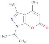 Pyrano[2,3-c]pyrazol-6(1H)-one, 3,4-dimethyl-1-(1-methylethyl)-