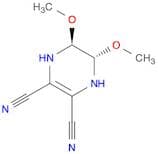 2,3-Pyrazinedicarbonitrile, 1,4,5,6-tetrahydro-5,6-dimethoxy-, trans-