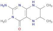 4(3H)-Pteridinone, 2-amino-5,6,7,8-tetrahydro-3,6,7-trimethyl-
