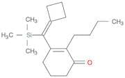 2-Cyclohexen-1-one, 2-butyl-3-[cyclobutylidene(trimethylsilyl)methyl]-