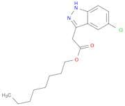 1H-Indazole-3-acetic acid, 5-chloro-, octyl ester
