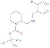 1-Piperidinecarboxylicacid, 2-[[[(2-bromophenyl)methyl]amino]methyl]-, 1,1-dimethylethyl ester