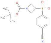 1-Azetidinecarboxylicacid, 3-[(4-cyanophenyl)sulfonyl]-, 1,1-dimethylethyl ester