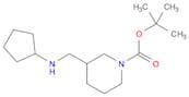 1-Piperidinecarboxylicacid, 3-[(cyclopentylamino)methyl]-, 1,1-dimethylethyl ester